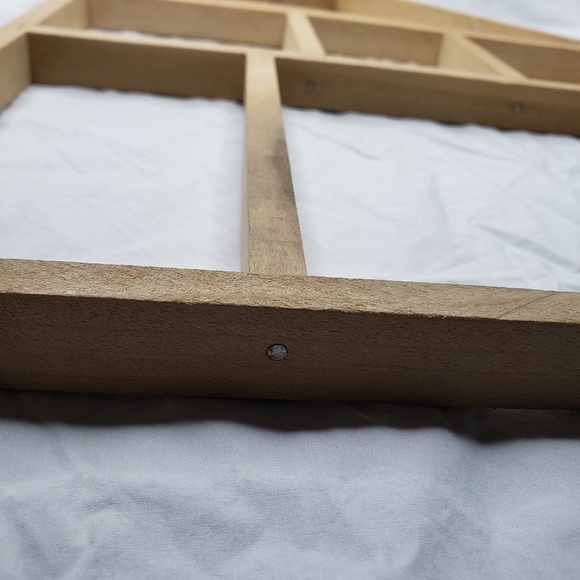 Low Profile Wood House Shadowbox Picture Frame 19 x 13 Inches Handmade Wall Art - Picture 3 of 3